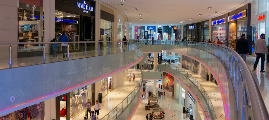 Shopping mall in Dubai