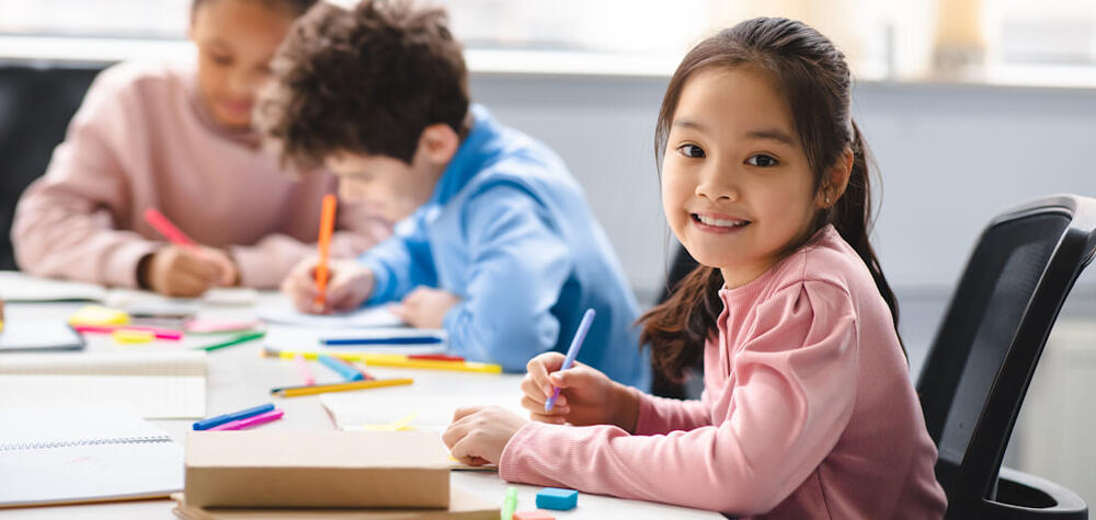 kids in classroom