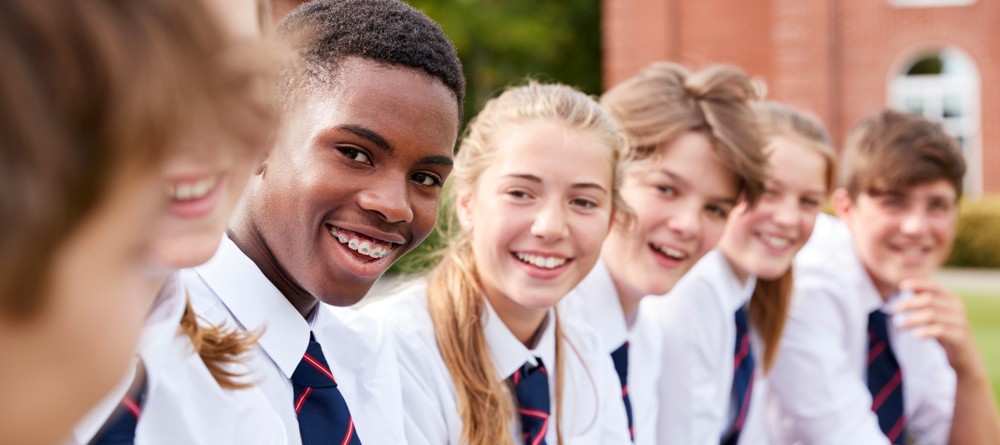 Children in a public school in Ireland
