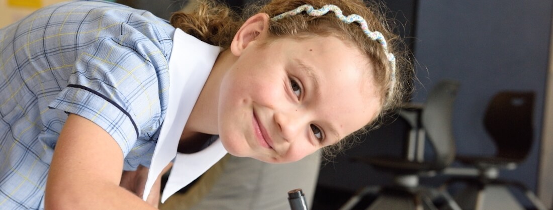 Child at school
