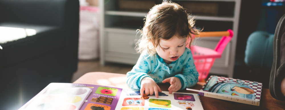 Young child at nursery school